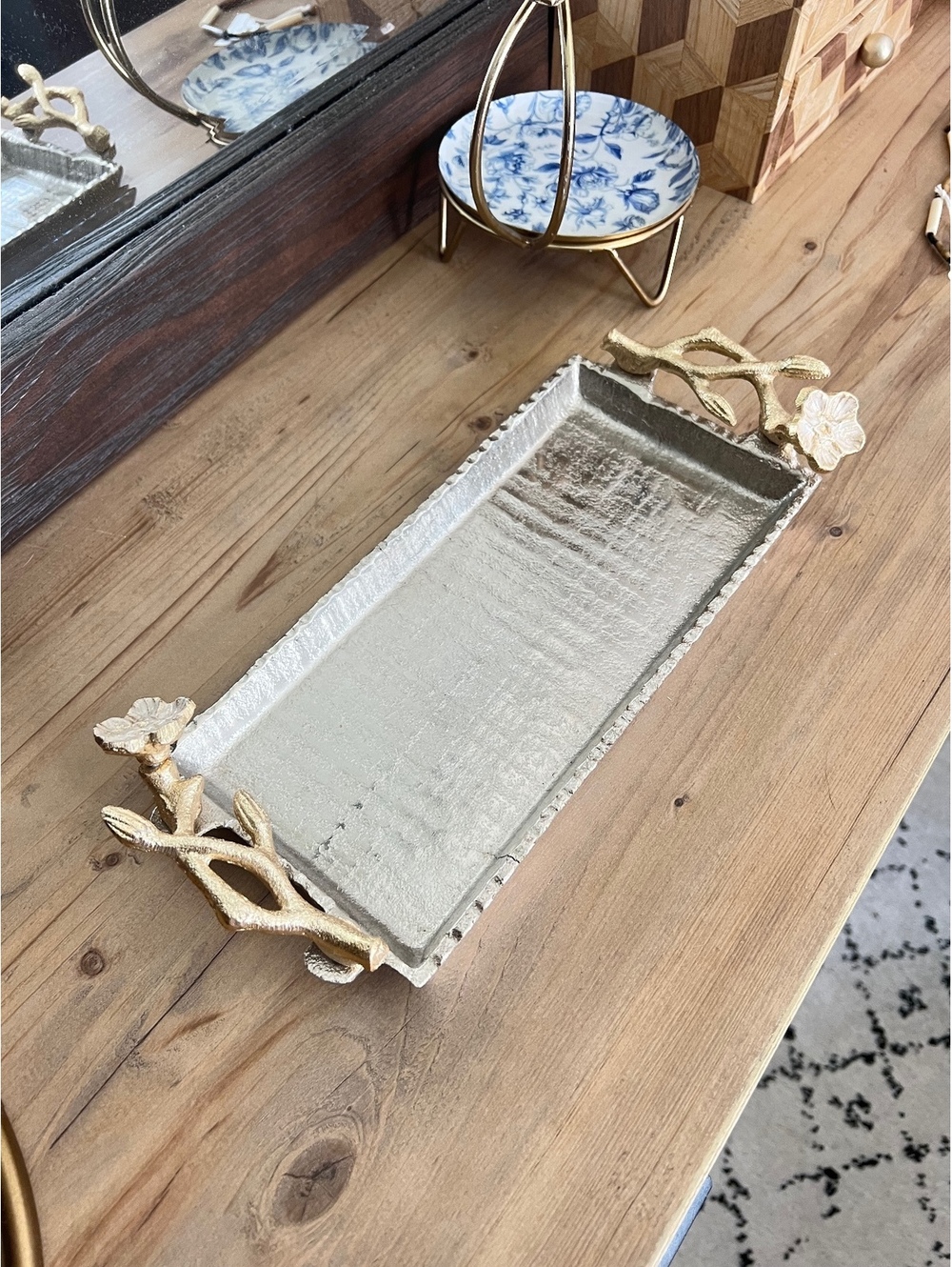 Gold Jewelry Display Tray